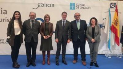 Feijóo dialoga con el sector termal gallego y con el presidente de la Asociación Nacional de Balnearios