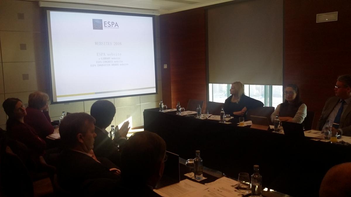 European Spa Association (ESPA) in Madrid