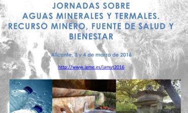 Jornadas Aguas Minerales Termales IGME