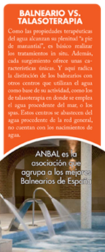 Balnearios vs. talaso y spa