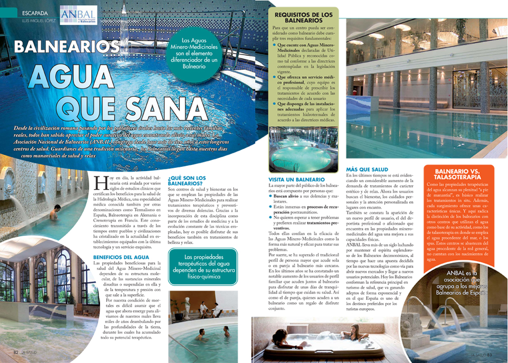Revista La Salud - Balnearios de España