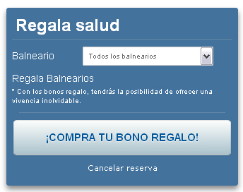 Bono regalo balnearios