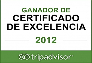 Certificado de Excelencia de tripadvisor