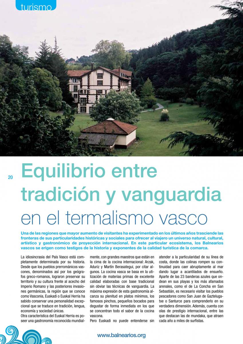 Reportaje termalismo pais vasco