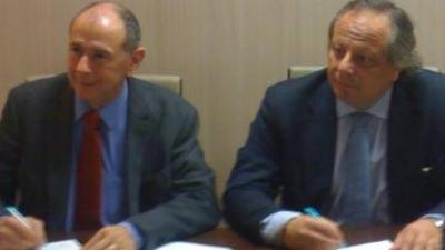 Firma del convenio de colaboración entre ANBAL e IDISO